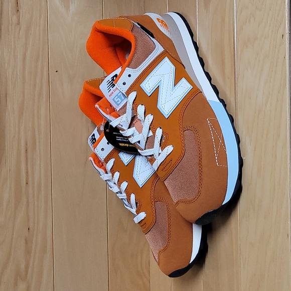 New Balance 574 Cordura Rust Morning Fog Orange Mens Shoe Sneaker ML574HS2 - Picture 5 of 13